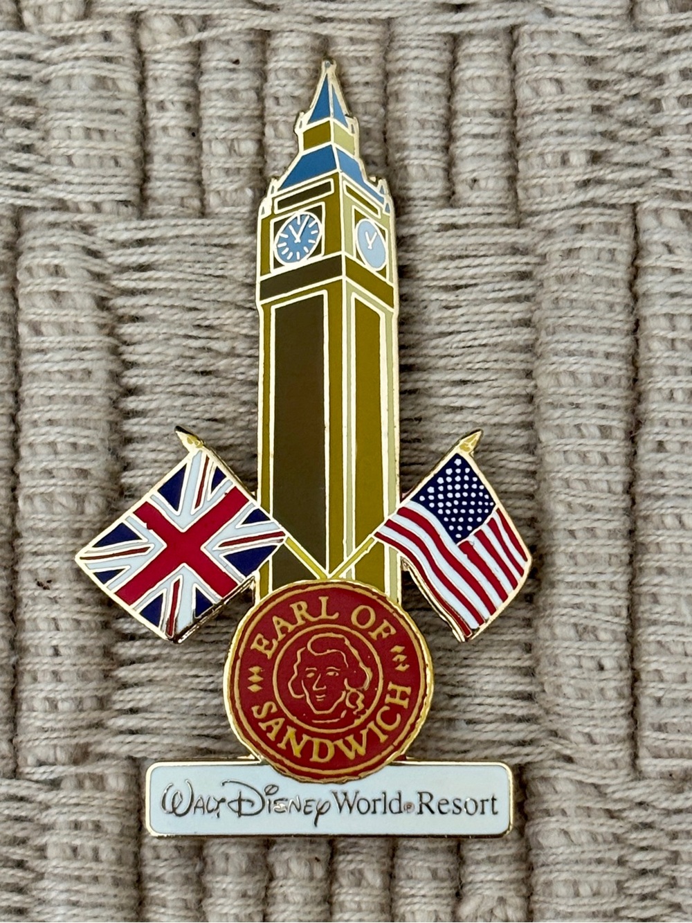 DISNEY 2004 *Rare* LE 750 Big Ben Earl of Sandwich Walt Disney World Pin